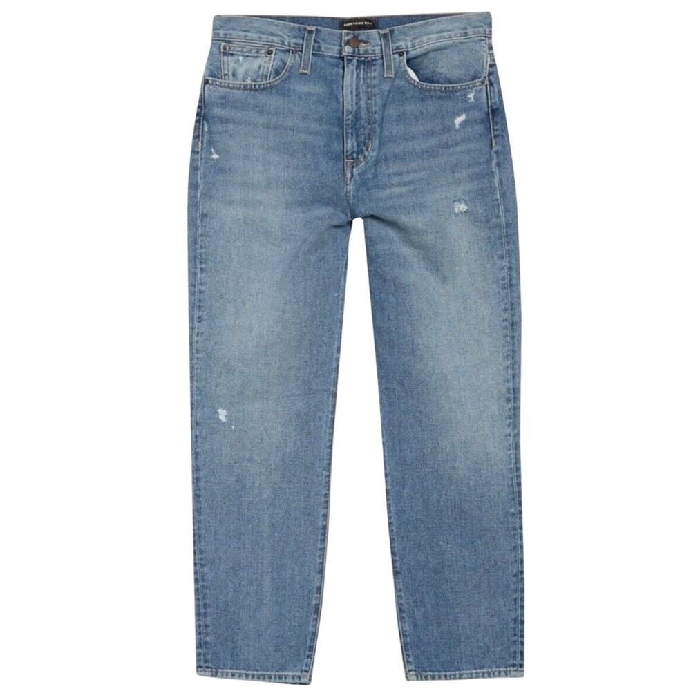 Something Navy Womens High Waist Cigarette Ankle Jeans Size 27 Slim Denim Pants
